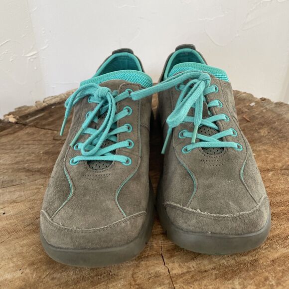 Dansko Shoes Womens 40 US 9.5 Elise Sneaker Suede Lace Up Walking Comfort Hike - Picture 2 of 8